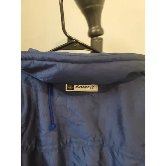 Descente Snowboarding Jacket Size L 1980s Blue/Gray Men’s VINTAGE RARE
